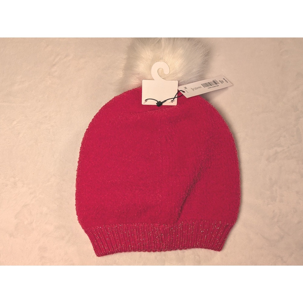 Anna & Ava Bundle 2 Cable Knit Beanie Hat Ivory Pink‎ One Size Retail total $66 - Picture 8 of 13
